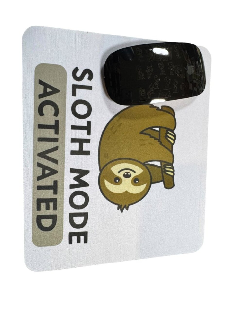 Sloth Mode Activated Mouse Pad, Funny Cute Sloth Design